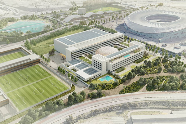 FCC Construcción develops the Parque Deportivo del Este del At Madrid